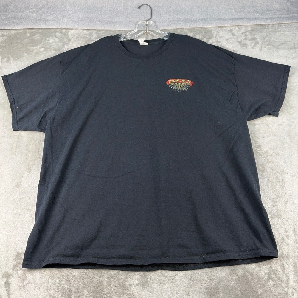 Gildan T-Shirt Mens 3XL Black Patriotic Graphic